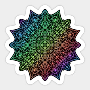 Rainbow StarFlower Sticker